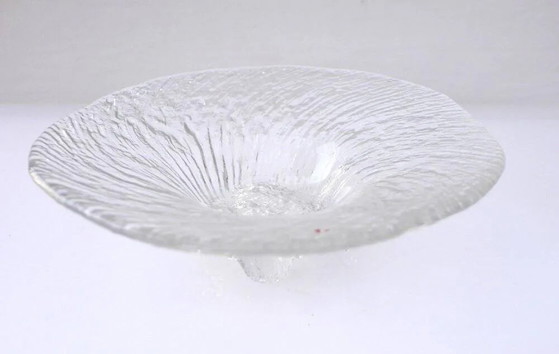 Image 1 of Finnische Avanti-Schale aus Kunstglas von Tapio Wirkkala für Iittala, 1979