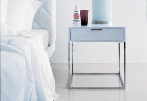 Image 1 of 2x Zanotta bedside/nightstand with drawer * like new