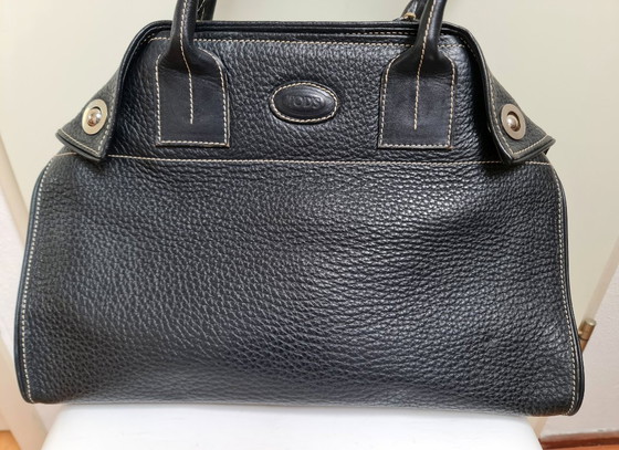 Image 1 of TOD'S Girelli handbag black full-grain leather good condition