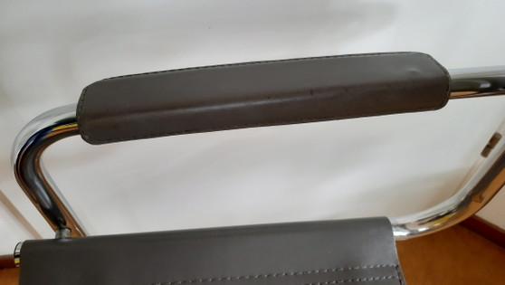 Sedia Cantilever B34, Mart Stam / Marcel Breuer MG5, Cuoio, Codificata – Sedie da pranzo, Chrome, Leather (photo 13 of 15)