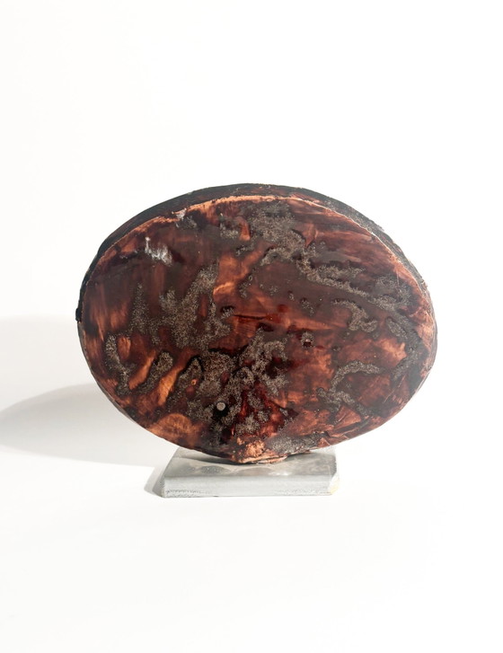 Assiette en céramique peinte par Ernesto Treccani, années 1970 – Objets déco, Ceramic (photo 6 of 6)
