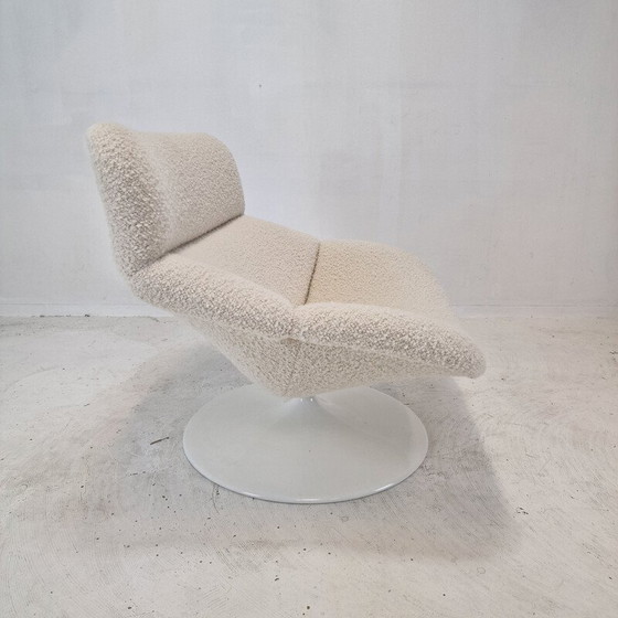 Image 1 of Fauteuil vintage en bois massif F518 par Geoffrey Harcourt pour Artifort, 1970