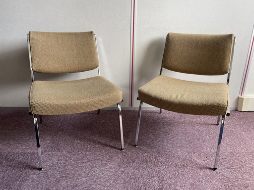 Paire chauffeuses années 1970
