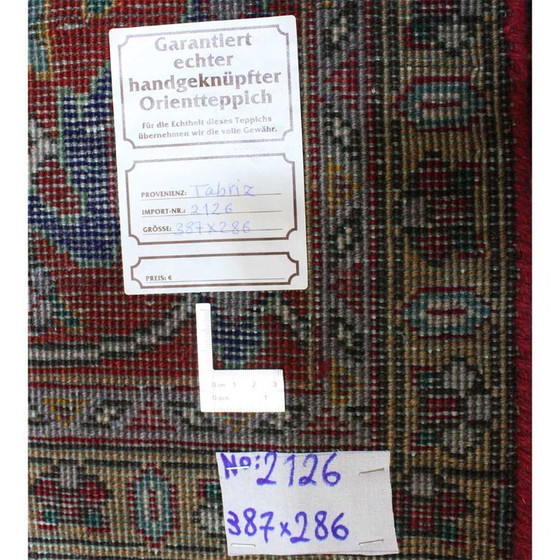 Image 1 of Hand-knotted Persian carpet Tabriz 387x286