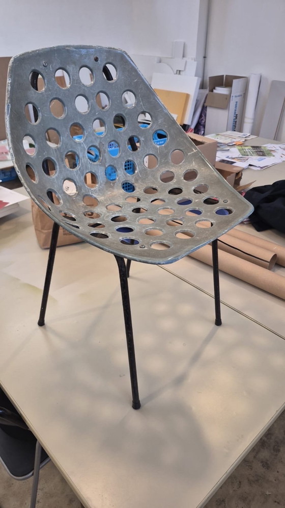 Image 1 of 6x sedie coquillage pierre guariche per meurop