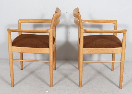 Image 1 of 6er Set Stühle/Esszimmerstühle Von H.W. Klein Für Bramin, Dänemark, 1970er Jahre