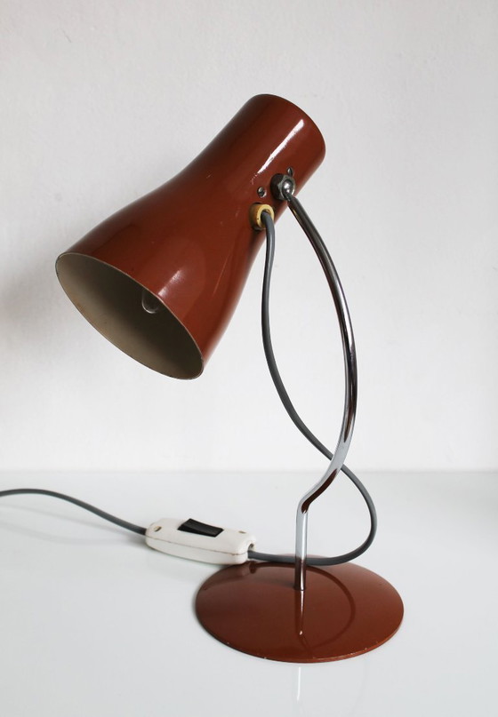 Image 1 of 1960s Mid Century Modern desk lamp by Josef Hurka