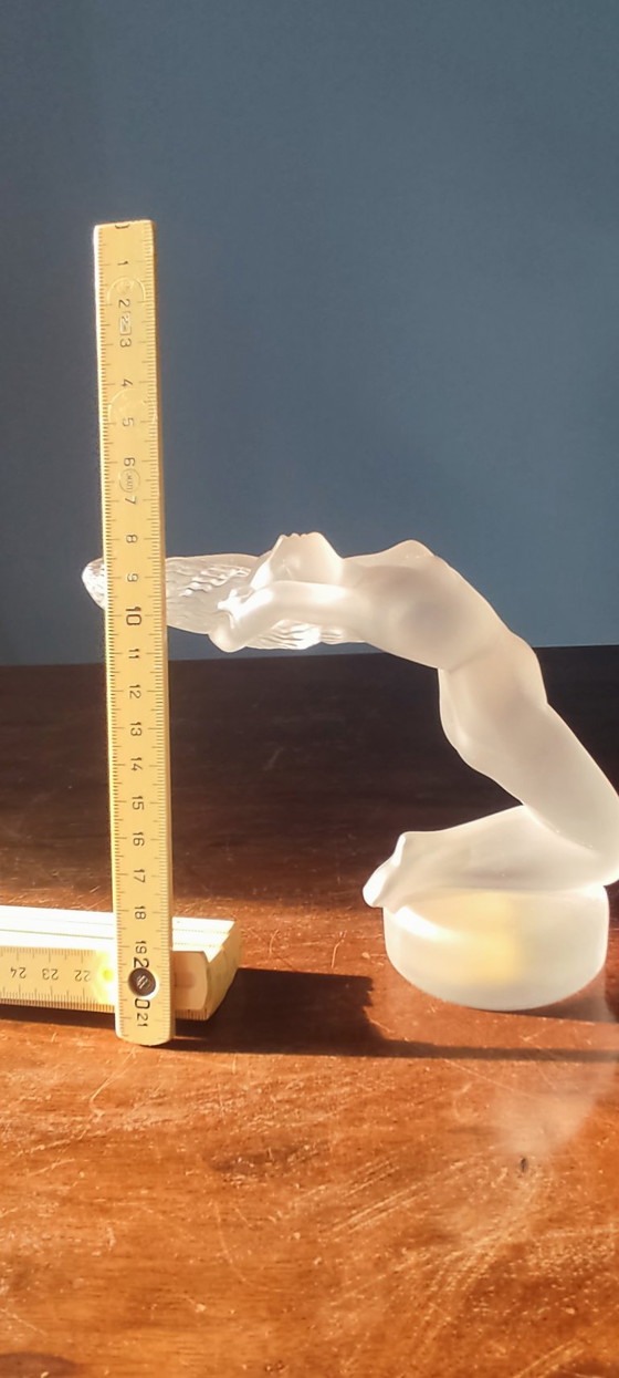 Image 1 of Statua "Chrysis" Lalique France - Cristallo Satinato Firmato - Vintage Luxury
