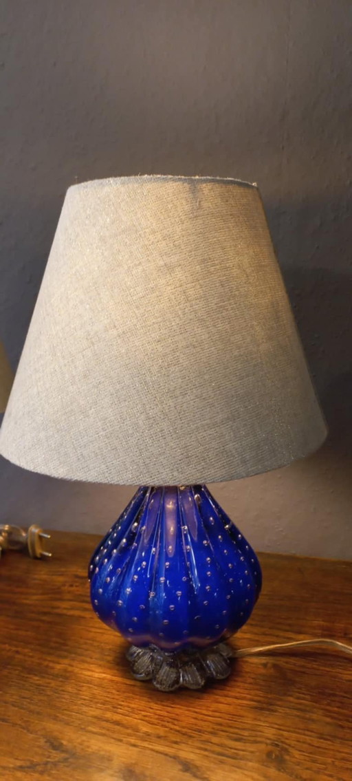 Paire de lampes en verre de Murano