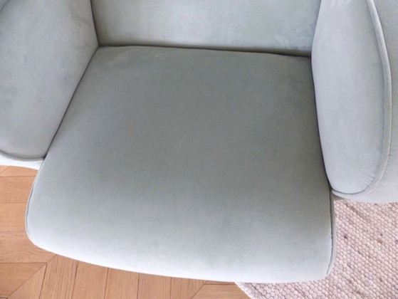 Image 1 of Paire de fauteuil en velours design BRANCO Sobre BRANCO style Mid-century / Années 50