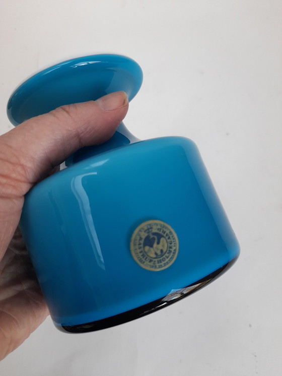 Image 1 of Small opaline vase Carnaby Per Lütken series for Holmegaard 