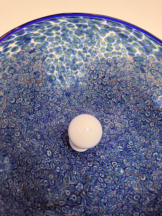 Image 1 of Lampada da soffitto di Gae Aulenti della serie "Neverrino". Produzione Vistosi, Murano, anni '70.