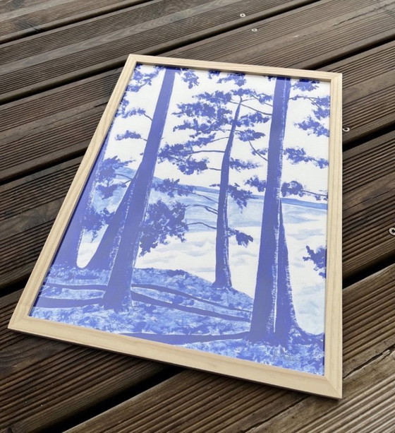 Image 1 of Acrilico su carta Hahnemuhle 325 g. di Frédéric Cadiou