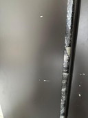 1X Molteni (System 505) halbhoher Kleiderschrank mit Schiebetür in Hochglanz.  