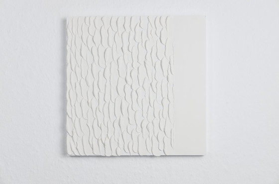 Textured art "Clouds & Waves" 30 × 30 cm – Paintings & Drawings, Mdf (photo 5 of 5)