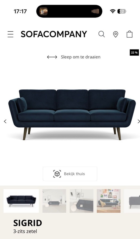 Image 1 of 3-Sitzer-Sofa von Sofacompany