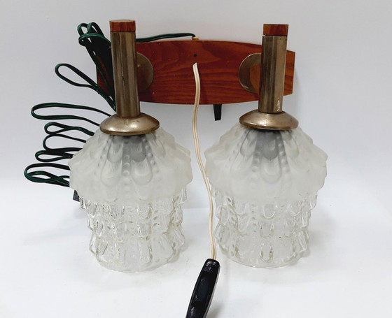 Image 1 of Vintage double wall light (sconce)