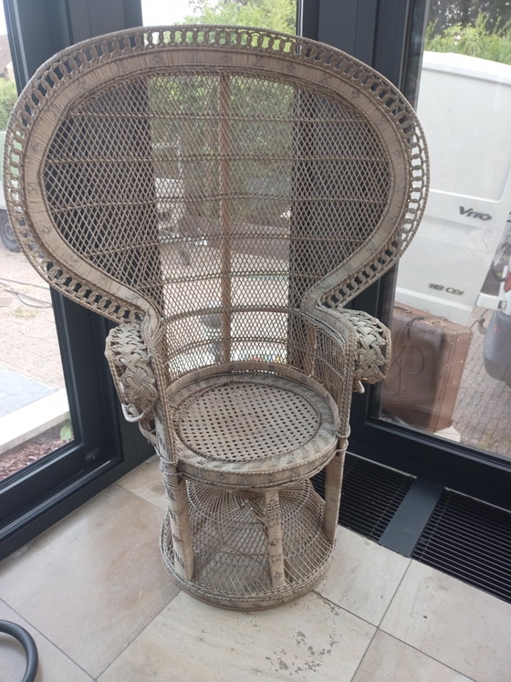 Peacock Chair Pauwenstoel Chaise Emmanuelle – Fauteuils, Rattan, Wicker (photo 3 of 7)