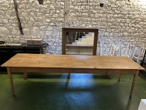 3 Meter Esstisch aus Kiefernholz