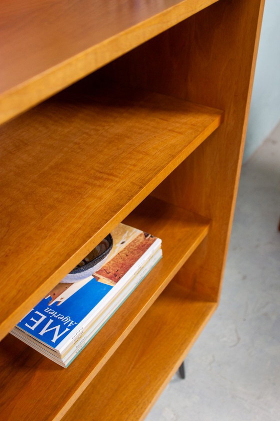 Image 1 of Vintage Teak Walnut Bookshelf/Chest of Drawers, Mid-Century 1960s