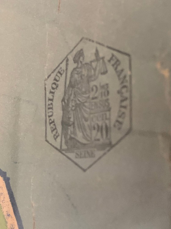 Image 1 of Ingelijste poster op doek van 'La Vraie Gismonda'