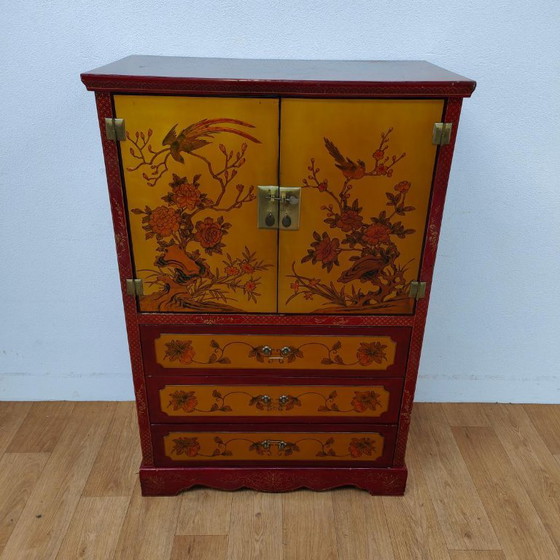 Credenza nuziale cinese vintage Chinoise – Credenze con vetrina, Wood (photo 2 of 21)