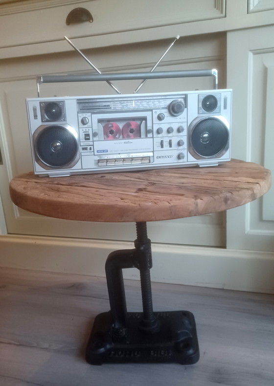 Image 1 of Industriële Spoorwegen bijzettafel sidetable Bibi cast-iron