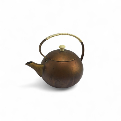 Copper tea kettle kettle jug mid-century vintage