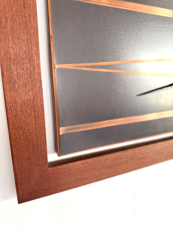 Image 1 of Pannello murale in rame fatto a mano vintage anni '70