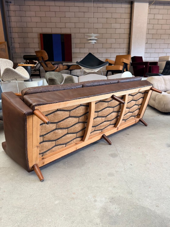 Divano vintage Vejen di Georg Thams – Divani, Leather, Wood (photo 12 of 14)
