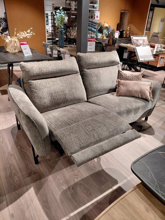 Image 1 of Sofá Valetta de 3 plazas con 2 sillones reclinables eléctricos de Henders & Hazel