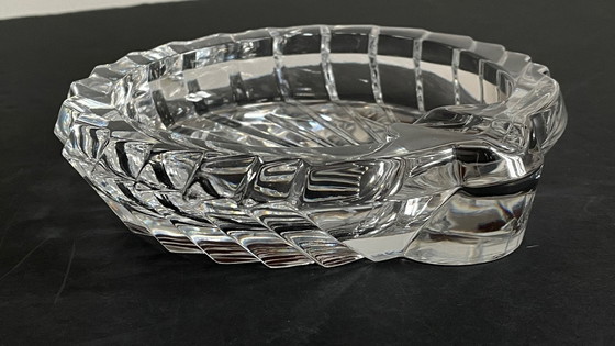 Image 1 of Cenicero en forma de concha Cristal de época