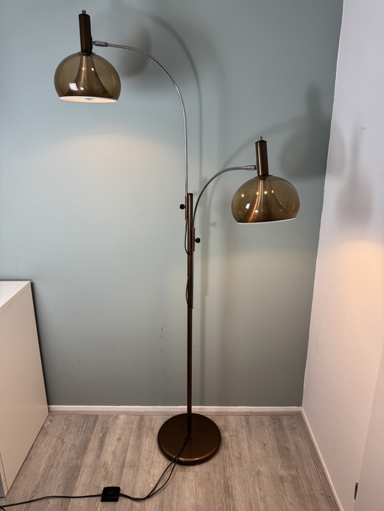 Image 1 of Vintage space age Dijkstra vloerlamp trompet Mushroom