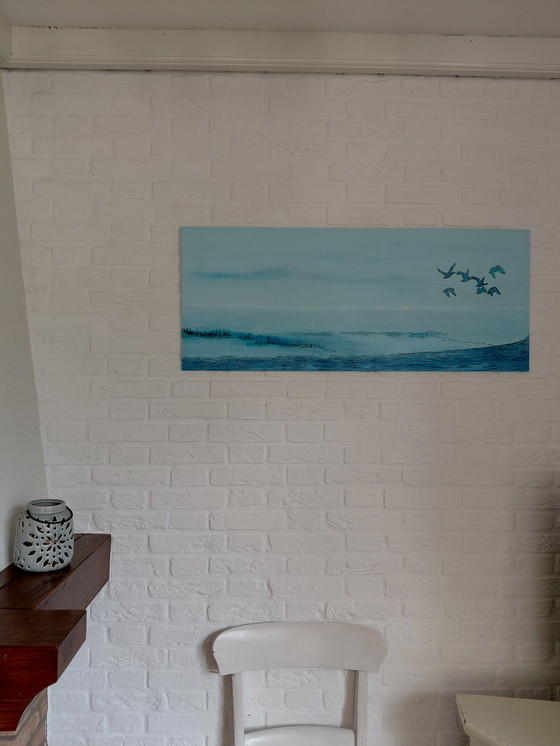 Image 1 of "The Flight in Harmony" Gallery Suncorner