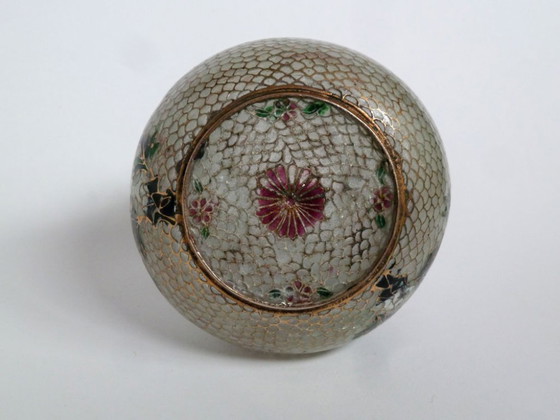 Image 1 of Kleine Emaillevase „plique à jour“