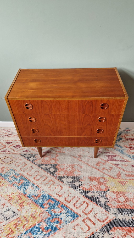 Vintage Danish design chest of drawers 1970