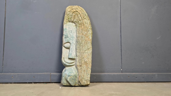 Vintage natural stone sculpture by Peter Munetsi, 1970s (photo 3 of 11)
