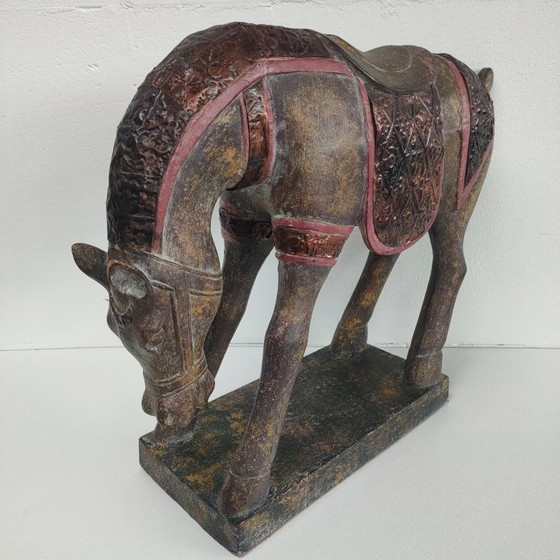 Image 1 of Cavallo decorativo color cuoio