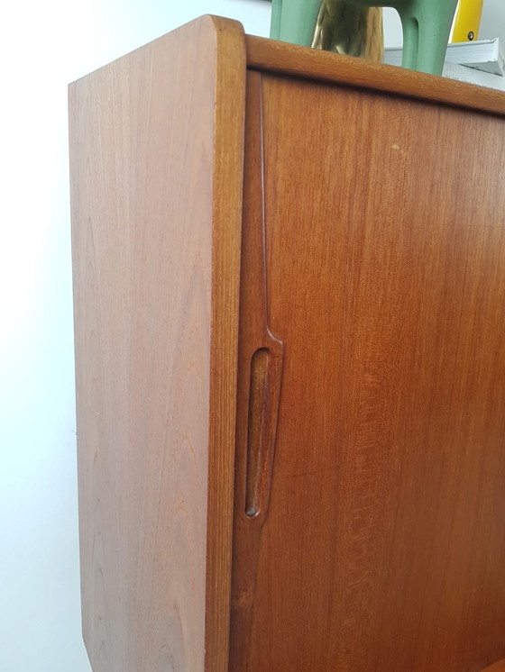 Image 1 of Vintage Deens Highboard | drankenkast buffetkast teak Danish