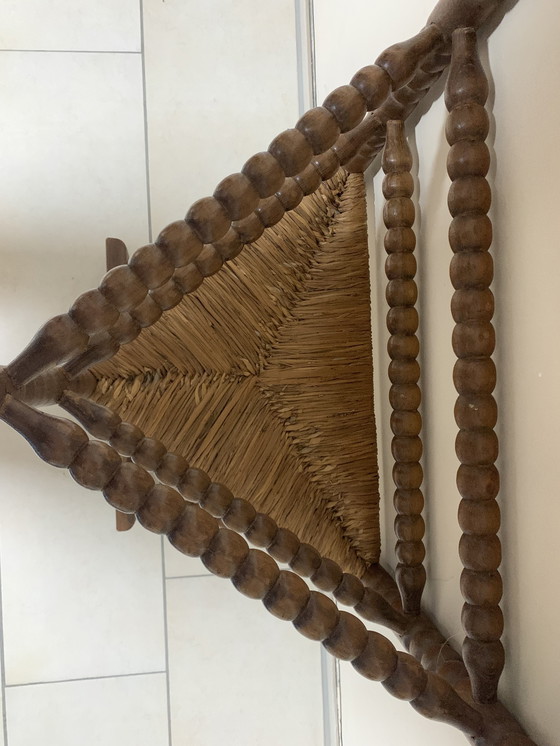 Image 1 of Niederländischer Bobbin-Eckstuhl 