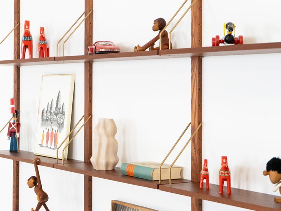 Teak Modular Shelving Unit, Danish Design, 1960s, Made in Denmark – Wood (photo 6 of 21)