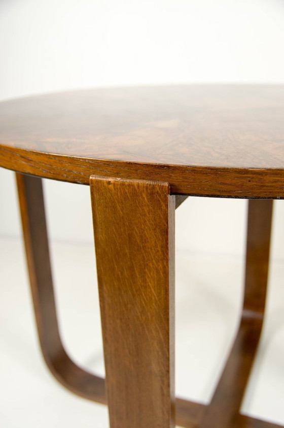Image 1 of Mesa de centro Art Déco H-168 de Halabala para UP Zavody, década de 1930.