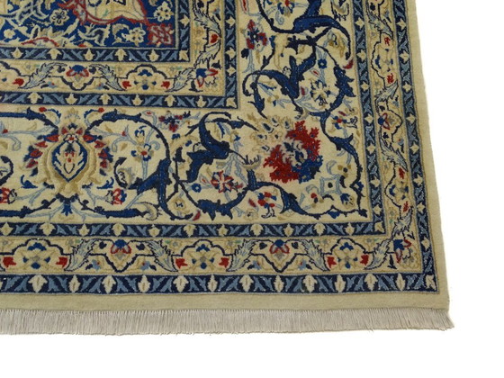 Image 1 of Tapis persan XXL Nain en soie - 495 x 337 cm - Noué à la main