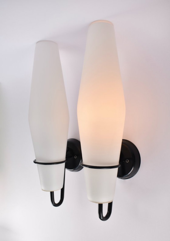 Image 1 of RAAK wandlampen modelnummer C-1556, 1958