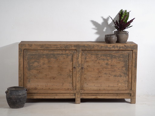 Antikes Sideboard mit grauer Patina (ca. 1900) #78