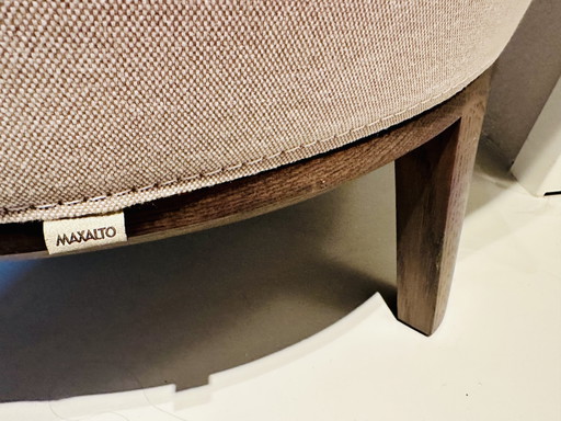 Ensemble Maxalto Febo en lilas très clair par Antonio Citterio – fauteuils, Wood, Textile (photo 2 of 15)