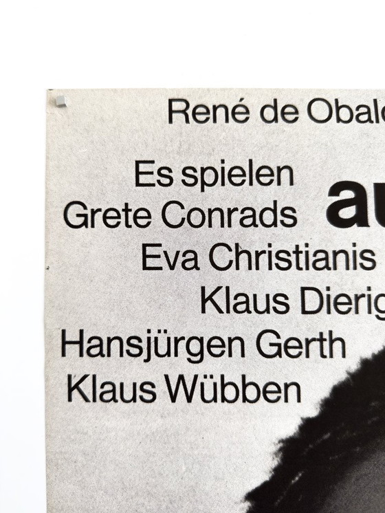 Image 1 of 🔥 Pfeffer aus Cayenne – c. 1968 – Original A1 Poster by F+R Grindler | Silkscreen | 84 × 59 cm | Germany