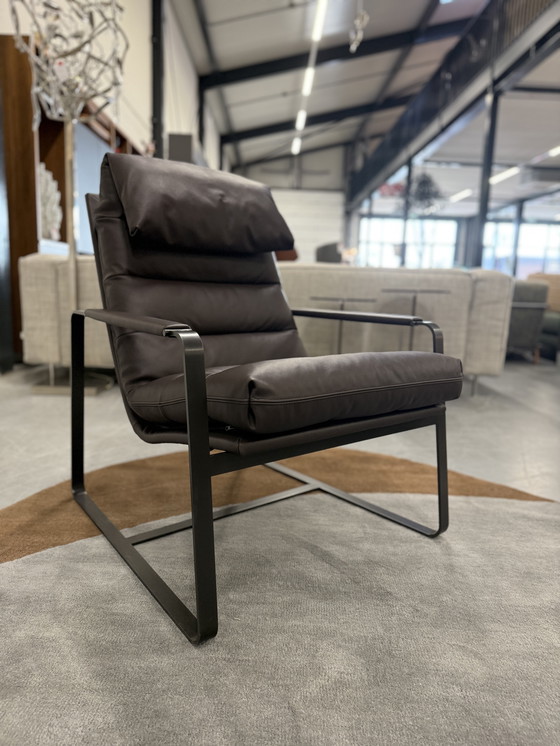 Image 1 of Sillón Leolux Indra Wapiti Cuero Marrón