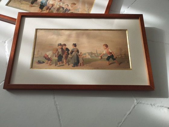 Image 1 of Pair of 19th-century chromolithographs