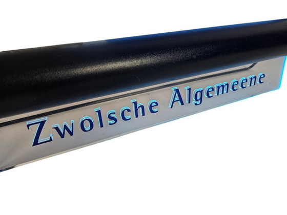 Image 1 of Litfaßsäule/Lampe – „Zwolsche Algemeene“ – Leuchtkasten – 1990er Jahre